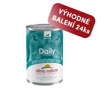 ALMO NATURE DAILY MENU - S JEHNĚČÍM 400G VÝHODNÉ BALENÍ 24KS