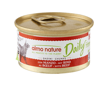 ALMO NATURE DAILY MENU - KOUSKY S HOVĚZÍM 85G