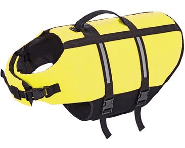 NOBBY ELEN ZÁCHRANNÁ PLOVACÍ VESTA PRO PSA NEON ŽLUTÁ L-40CM