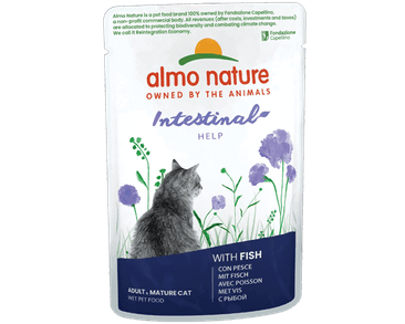 ALMO NATURE HOLISTIC INTESTINAL HELP - RYBA 70G VÝHODNÉ BALENÍ 30KS