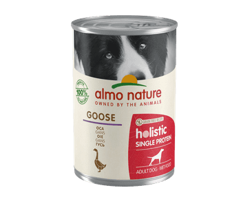 ALMO NATURE HOLISTIC MONOPROTEIN - HUSA 400G EXP 02/25 SLEVA 20%