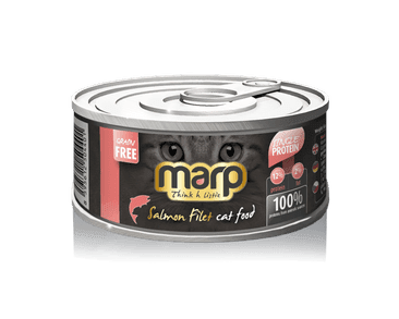 MARP SALMON FILET KONZERVA PRO KOČKY S FILETY Z LOSOSA 12X70G