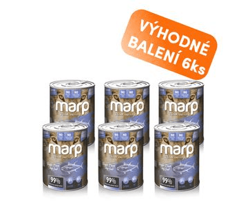 MARP VARIETY SINGLE TUŇÁK KONZERVA PRO PSY 6X400G