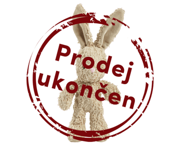 SPUNKY PUP KRÁLÍK Z ORGANICKÉ BAVLNY 40CM