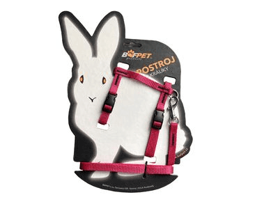 BAFPET SET POSTROJ + VODÍTKO PRO KRÁLÍKY - FUCHSIE