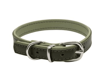 BAFPET KOŽENÝ OBOJEK DENY, HLADKÝ - ZELENÁ