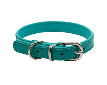 BAFPET KOŽENÝ OBOJEK DENY, HLADKÝ - TYRKYSOVÁ