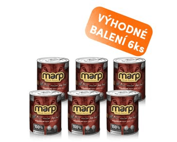 MARP VENISON KONZERVA PRO PSY SE ZVĚŘINOU 6X800G