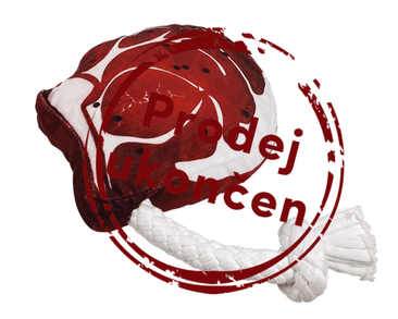 NOBBY CLASSIC HRAČKA STEAK S LANEM PLYŠ 25 CM 1 KS