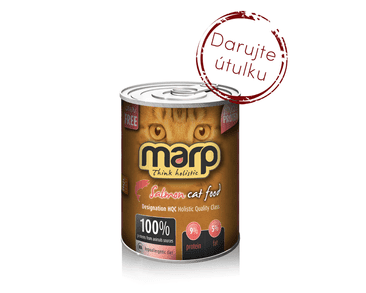 MARP SALMON KONZERVA PRO KOČKY S LOSOSEM 6X370G (PRO ÚTULEK VOŘÍŠKOV)