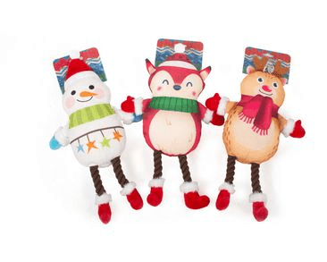 FARM COMPANY VÁNOČNÍ HRAČKA S LANOVÝMI NOŽIČKAMI - 21,5CM
