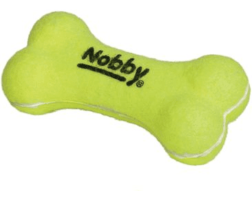 NOBBY HRAČKA TENISOVÁ KOST S PÍSKÁTKEM 15 CM