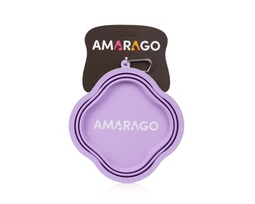 AMARAGO SILIKONOVÁ SKLÁDACÍ MISKA 1000ML - FIALOVÁ