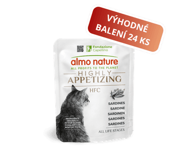 ALMO NATURE HFC HIGHLY APPETIZING - SARDINKY 24X50G