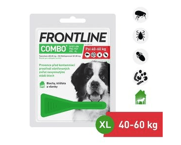 FRONTLINE COMBO SPOT-ON DOG XL (4,02ML) NAD 40KG EXP 07/2023 SLEVA 50%