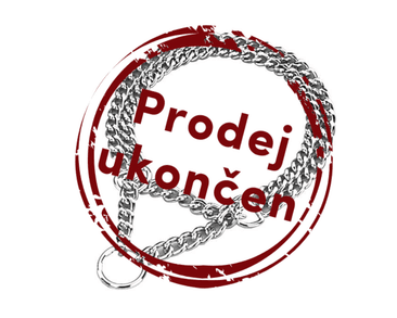 NOBBY OBOJEK ŘETÍZKOVÝ POLOSTAHOVACÍ CHROM DVOUŘADÝ 65CM SLEVA 10% VÝPRODEJ
