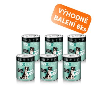 DOXNEO TURKEY KONZERVA PRO PSY S KRŮTOU 6X400G
