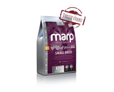 MARP HOLISTIC WHITE MIX SB - PRO MALÁ PLEMENA BEZ OBILOVIN 2KG 1+1 (ÚTULEK VOŘÍŠKOV)