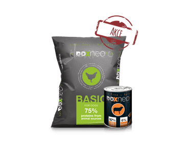 DOXNEO BASIC CHICKEN - S KUŘECÍM BEZ OBILOVIN 12KG + KONZERVA ZDARMA