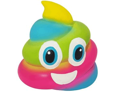NOBBY LATEXOVÁ HRAČKA PRO PSY RAINBOW POOP 11CM