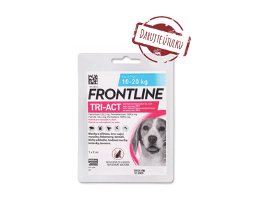 FRONTLINE TRI-ACT SPOT-ON DOG M (1X2ML) 10-20KG (ÚTULEK VOŘÍŠKOV)