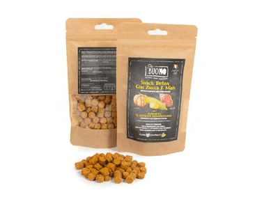 FARM COMPANY PIU BUONO PAMLSKY PRO PSY S VEPŘOVÝM, KUKUŘICÍ A DÝNÍ 80G EXP 11/2025 SLEVA 20%