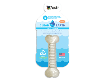 SPUNKY PUP KOST Z RECYKLOVANÉHO PLASTU "CLEAN EARTH"  14CM