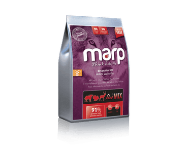 MARP HOLISTIC RED MIX - HOVĚZÍ,KRŮTÍ,ZVĚŘINA BEZ OBILOVIN 12KG