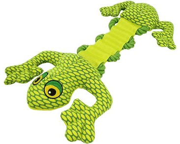 NOBBY HRAČKA PROPLETENÁ ŽÁBA PEVNÝ NYLON 43CM