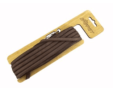 BAFPET STOPOVACÍ ŠŇŮRA Z MASTNÉ KŮŽE - HNĚDÁ VÝPRODEJ SLEVA 20%