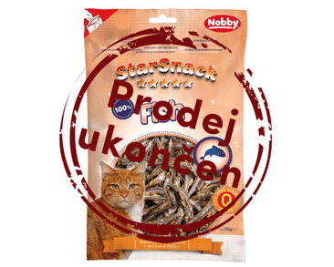 NOBBY STARSNACK CAT SUŠENÉ RYBIČKY ANČOVIČKY 50G