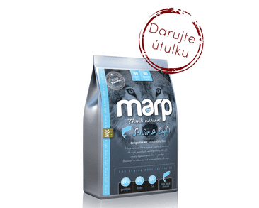 MARP NATURAL SENIOR AND LIGHT - S BÍLOU RYBOU 12KG 1+1 (PRO ÚTULEK VOŘÍŠKOV)