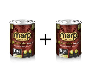 MARP CHICKEN KONZERVA PRO PSY S KUŘECÍM 400G EXP 07/2024 1+1 ZDARMA