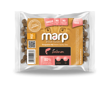 MARP HOLISTIC SALMON CAT - LOSOSOVÉ BEZ OBILOVIN PRO KOČKY VZOREK 70G