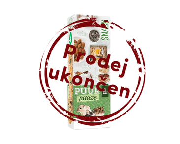 PUUR PAUZE DROBNÝ SAVEC - TYČINKA, OŘECHY 110 G