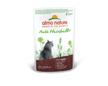 ALMO NATURE HOLISTIC ANTI HAIRBALL S HOVĚZÍM 70G