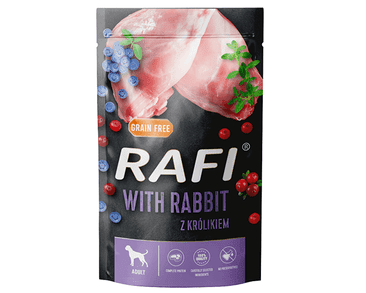 RAFI PATÉ KRÁLÍK - KAPSIČKA PRO PSY 500G