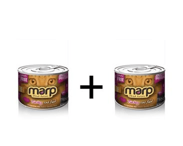 MARP TURKEY KONZERVA PRO KOČKY S KRŮTOU 200G EXP 06/2024 1+1 ZDARMA