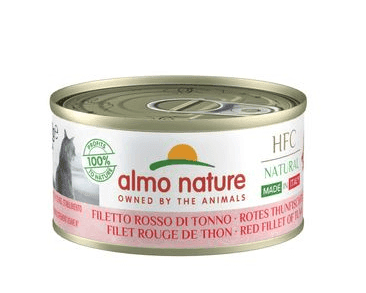 ALMO NATURE HFC MADE IN ITALY - FILET Z ČERVENÉHO TUŇÁKA 70G VÝHODNÉ BALENÍ 24KS