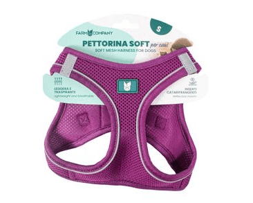 FARM COMPANY SOFT MESH POSTROJ PRO PSY FIALOVÝ XS 32-36CM