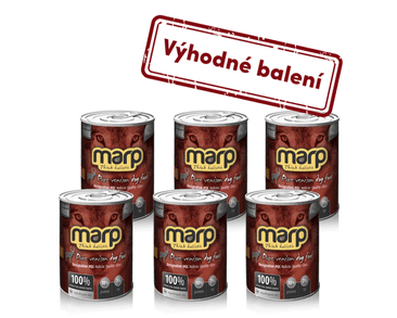 MARP VENISON KONZERVA PRO PSY SE ZVĚŘINOU 6X400G