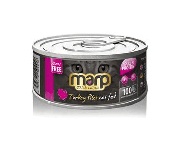 MARP TURKEY FILET KONZERVA PRO KOČKY S KRŮTÍMI PRSY 70G EXP. 2/4/2022 SLEVA 70%