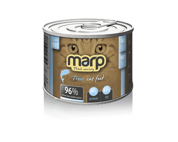 MARP VARIETY TROUT CAT KONZERVA PRO KOČKY SE PSTRUHEM 200G EXP 05/2024 SLEVA 30%