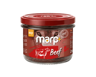 MARP HOLISTIC PLUS - 100% HOVĚZÍ VE SKLENICI PRO PSY 200G
