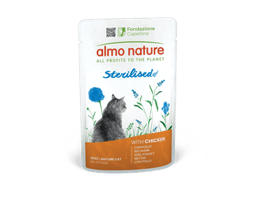 ALMO NATURE HOLISTIC STERILISED S KUŘETEM 70G