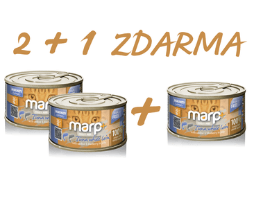MARP HOLISTIC PLUS KONZERVA PRO KOČKY – TUŇÁK SE SARDINKAMI A BORŮVKAMI V ŽELÉ 70G 2 + 1 KS ZDARMA