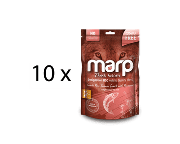 MARP HOLISTIC – LOSOSOVÉ PAMLSKY SE LNĚNÝM SEMÍNKEM BEZ OBILOVIN 10X150G