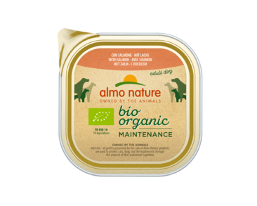 ALMO NATURE BIO ORGANIC - VANIČKA PRO PSY S LOSOSEM 100G