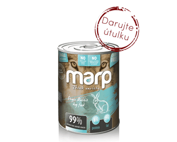 MARP VARIETY SINGLE KRÁLÍK KONZERVA PRO PSY 6X400G (PRO ÚTULEK VOŘÍŠKOV)