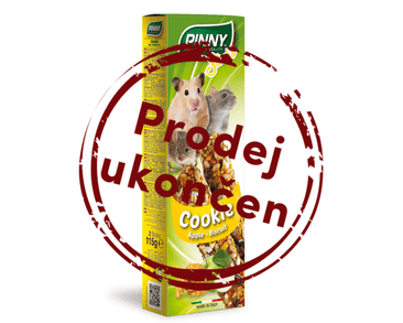 PINNY TYČINKA SE SUŠENKAMI PRO HLODAVCE 115G EXP 07/2025 SLEVA 30%